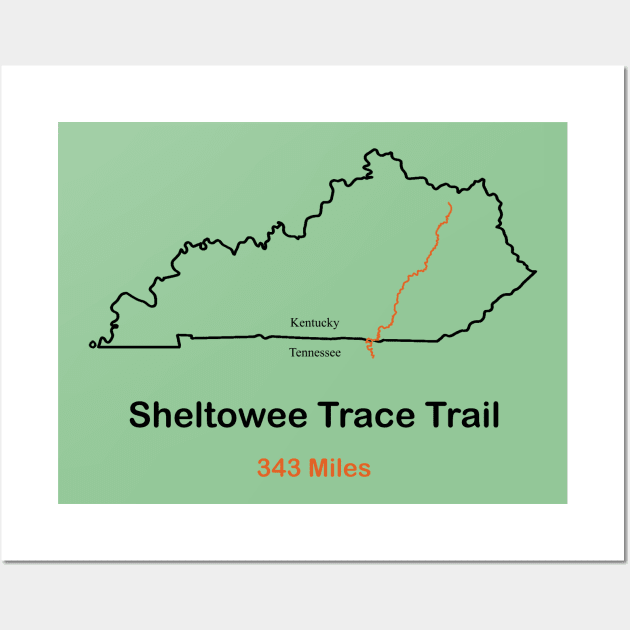 Sheltowee Trace Trail Wall Art by numpdog